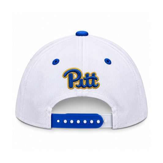 Pitt Panthers Zephyr University of Pittsburgh White Snapback Hat