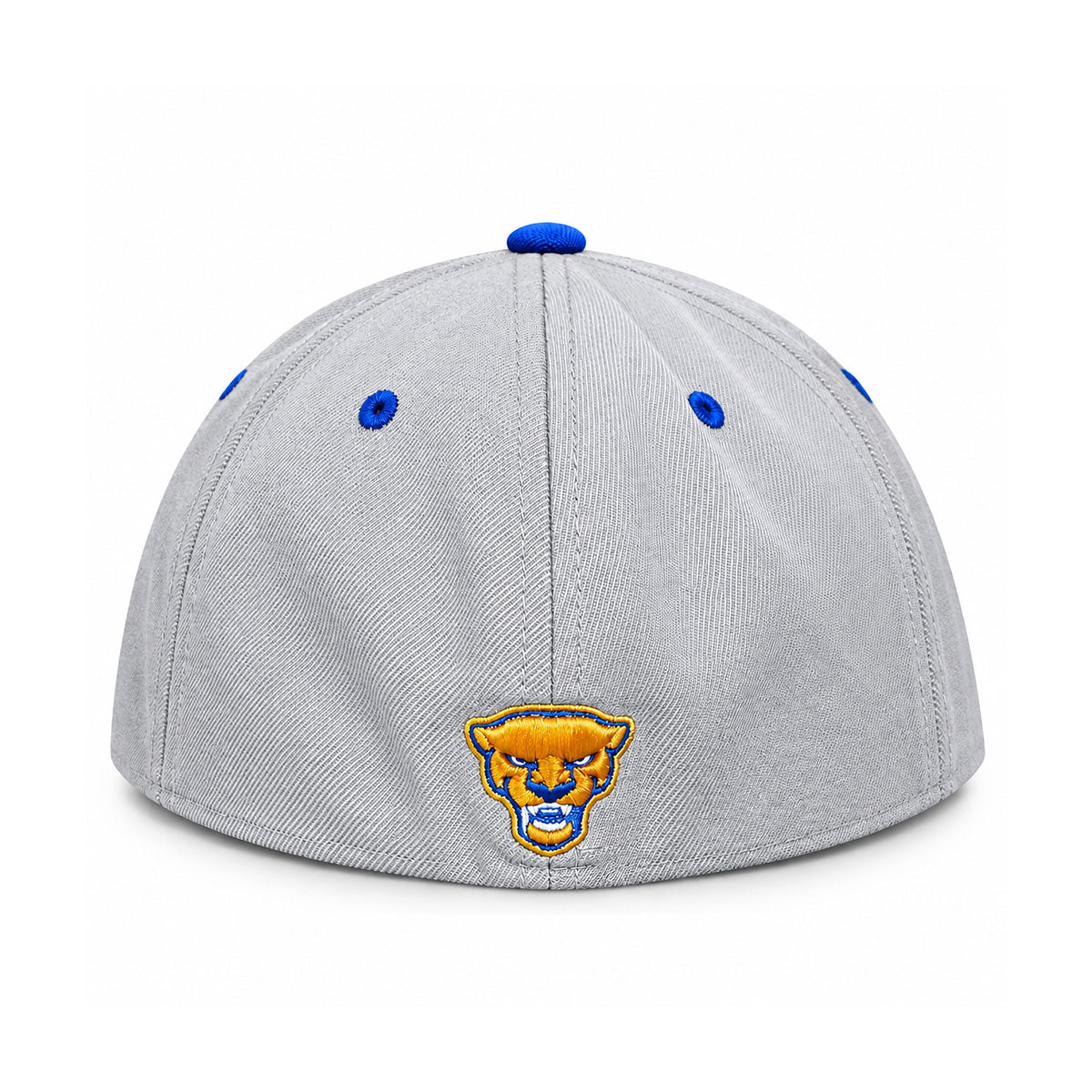 Pitt Panthers Zephyr Gray Script Stretch Fit Hat