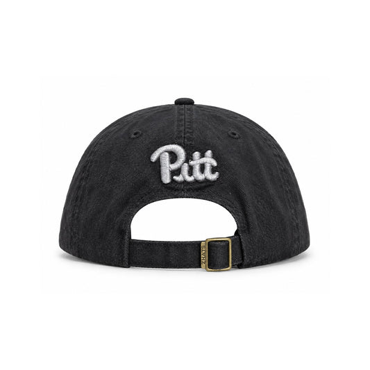 Pitt Panthers Zephyr Black & White Panther Head Adjustable Hat