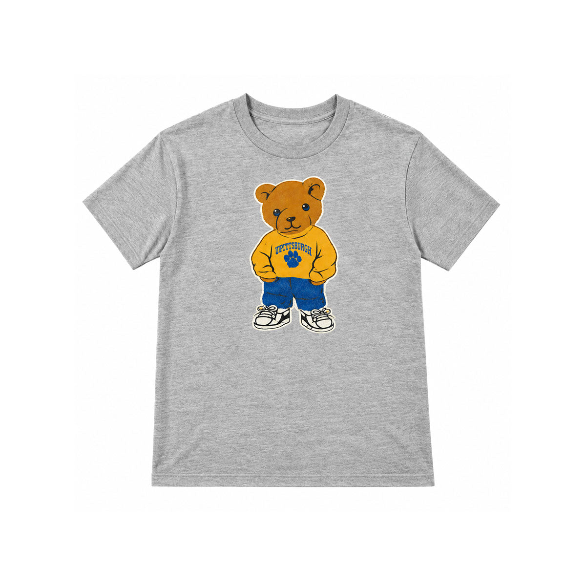 Youth Teddy Bear Ash Grey Tee