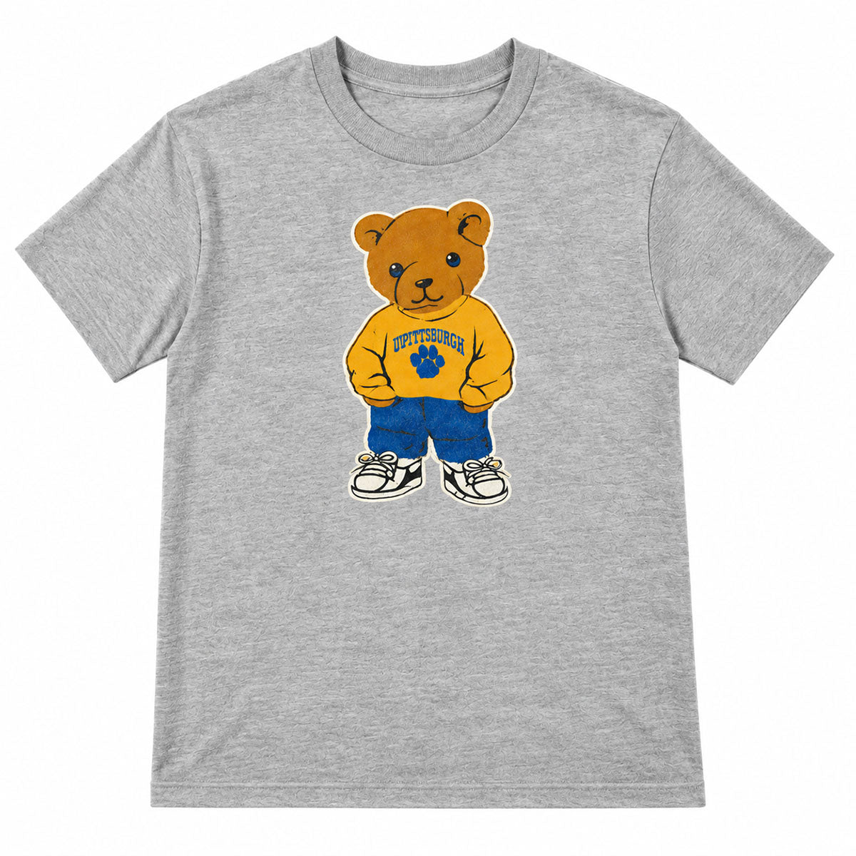 Teddy Bear Ash Grey Tee