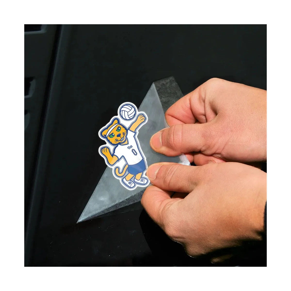 Pittsburgh Panthers Volleyball 4" Decal