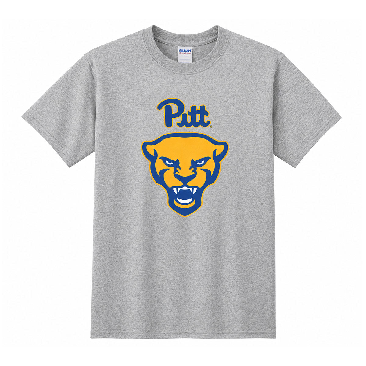 Panther Head Ash Grey Soft-Style Tee