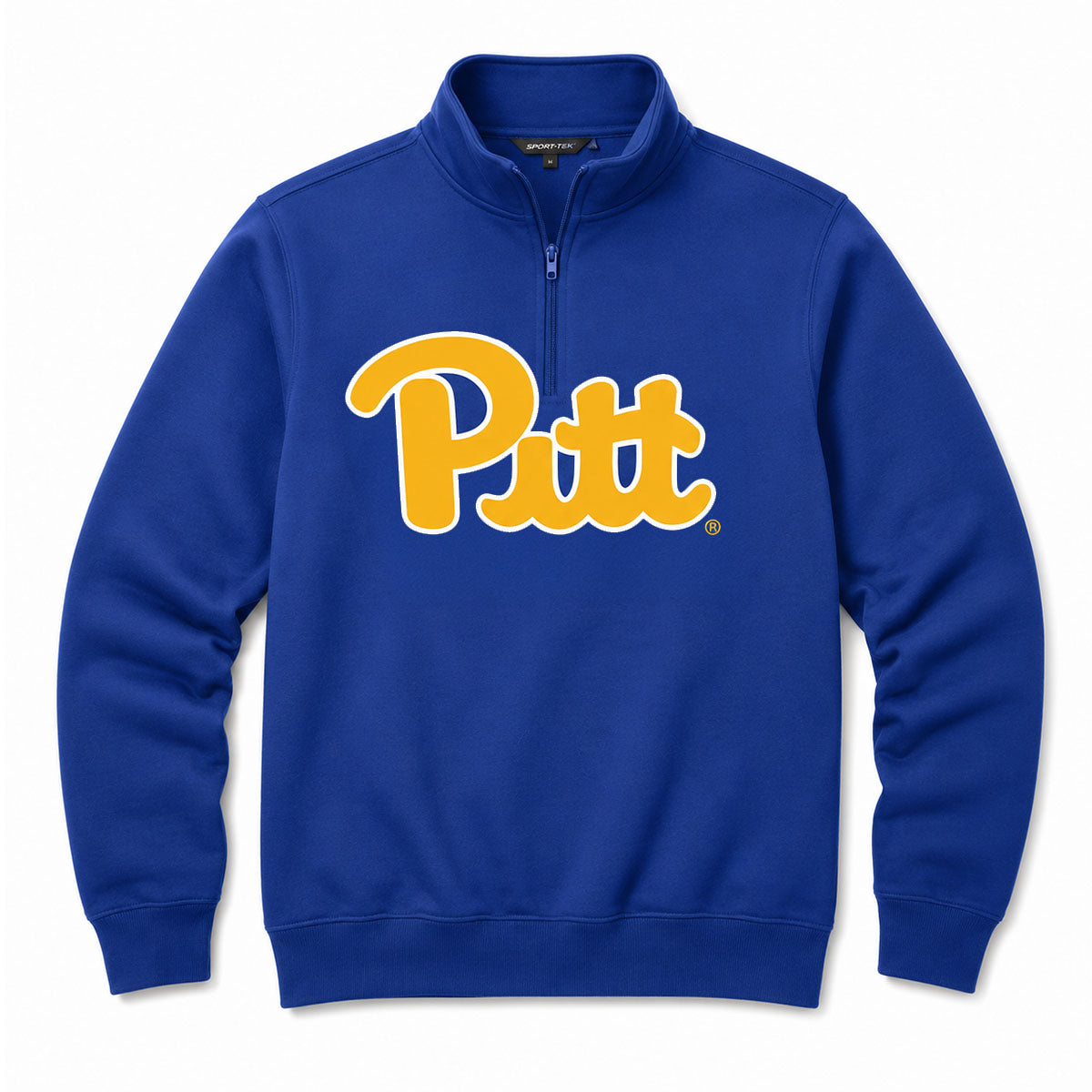 Center Chest 1/4 Zip Royal Blue Pullover Fleece