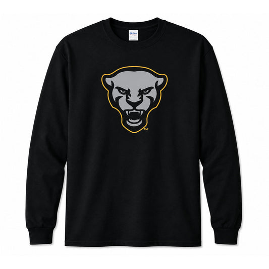 Black Pitt Panther Soft-Style Long Sleeve Tee
