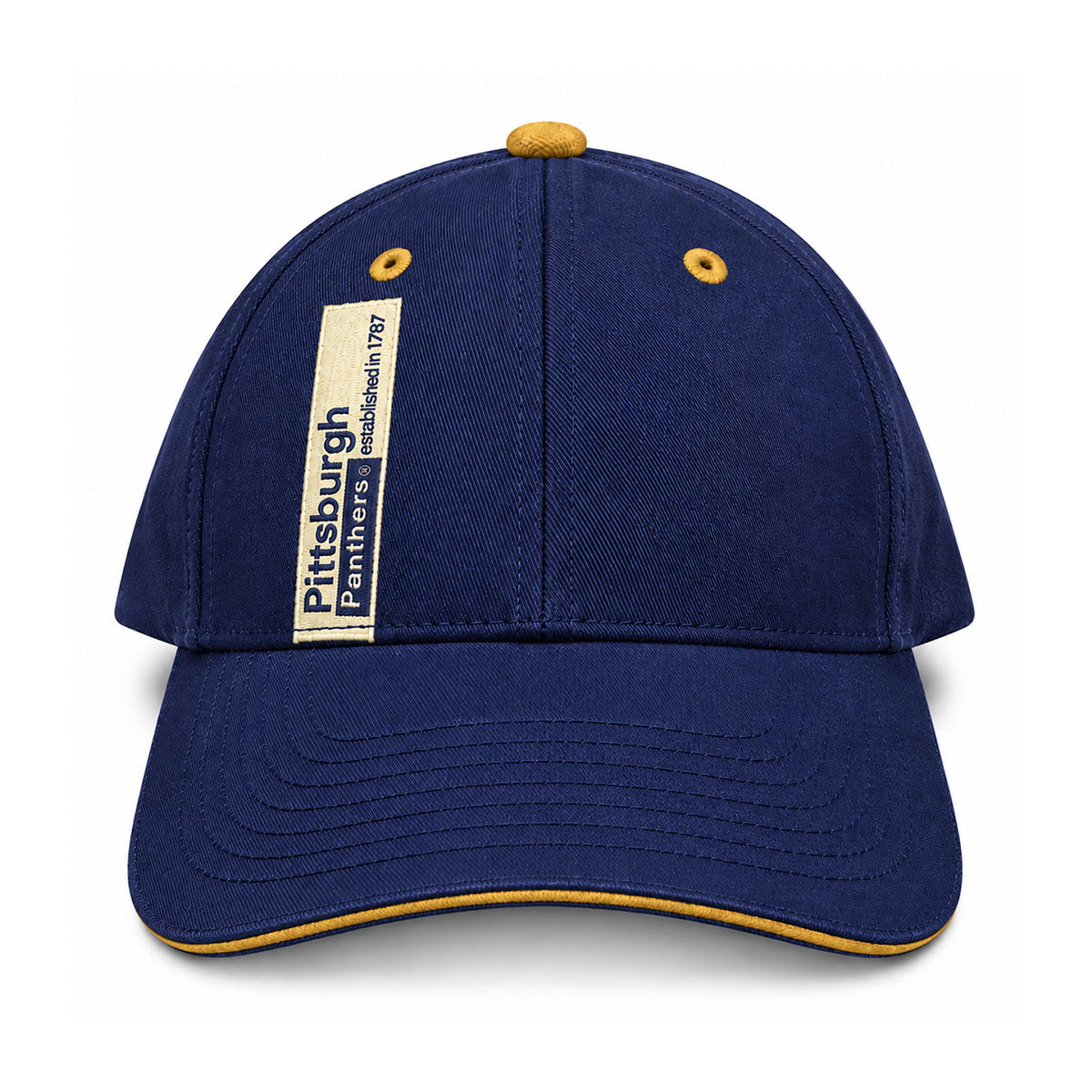 Pitt Panthers Vintage 1787 Navy Blue Adjustable Hat