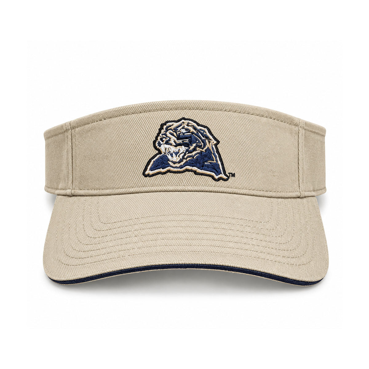 Pitt Panthers Vintage Panther Khaki Adjustable Visor