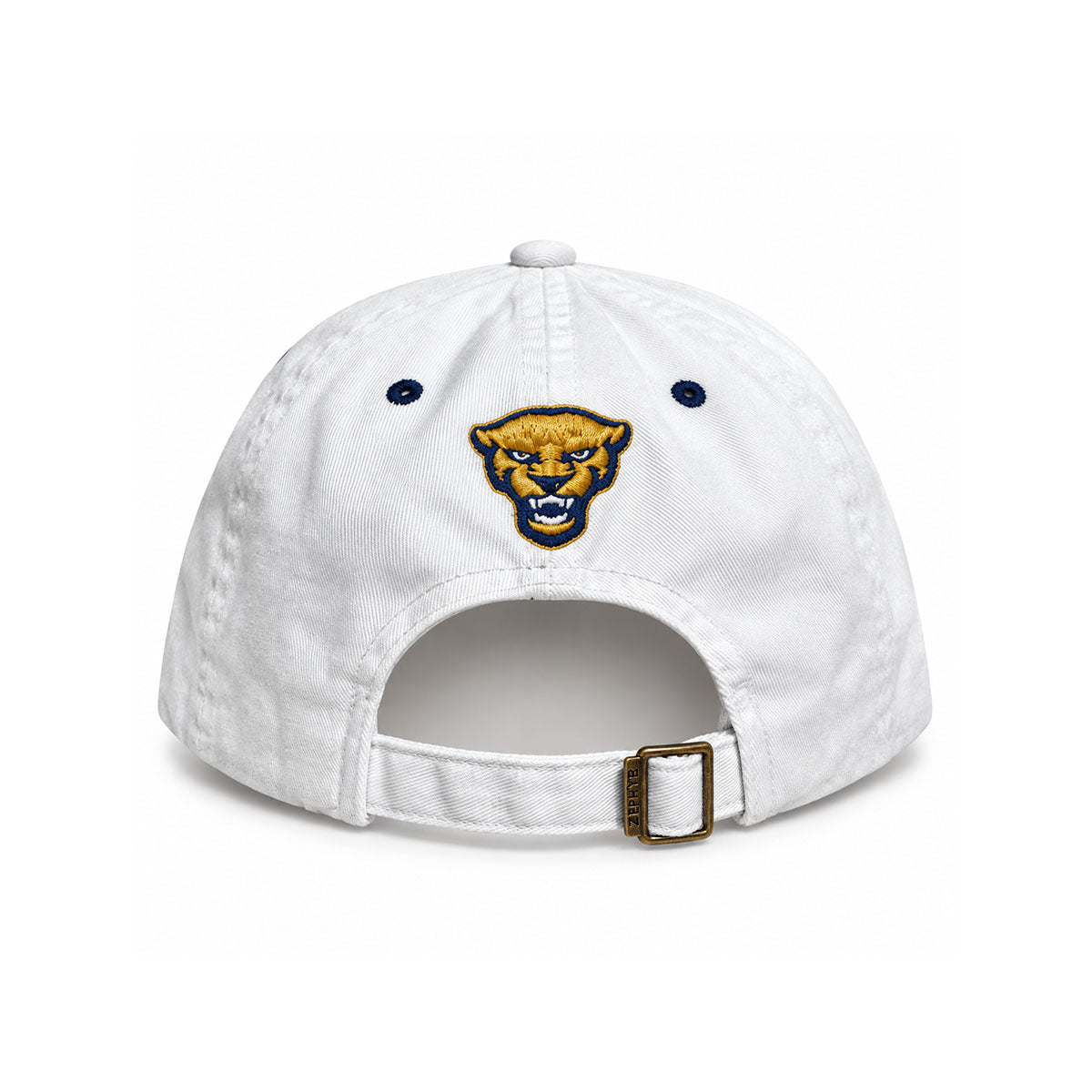 Pitt Panthers Zephyr White Script Adjustable Hat