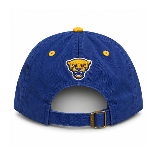 Pitt Panthers Zephyr Royal Blue & Gold Script Adjustable Hat
