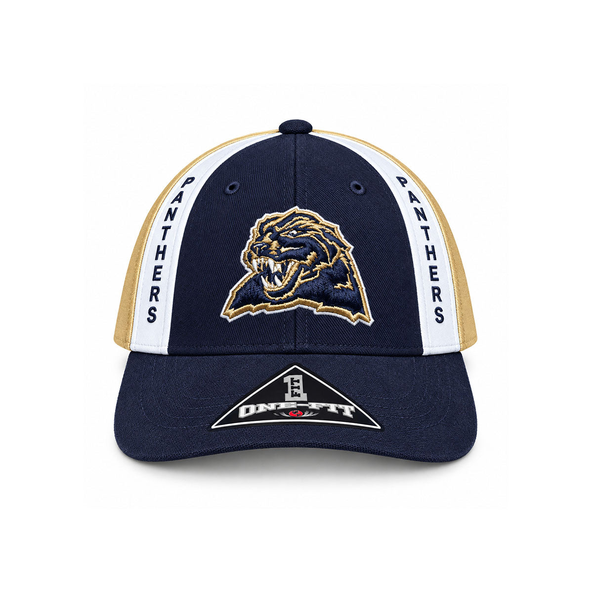 Pitt Panthers Kids One Fit Navy Blue & Gold Panther Logo Hat