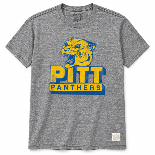 Pitt Panthers Retro Brand Roaring Panther Tee