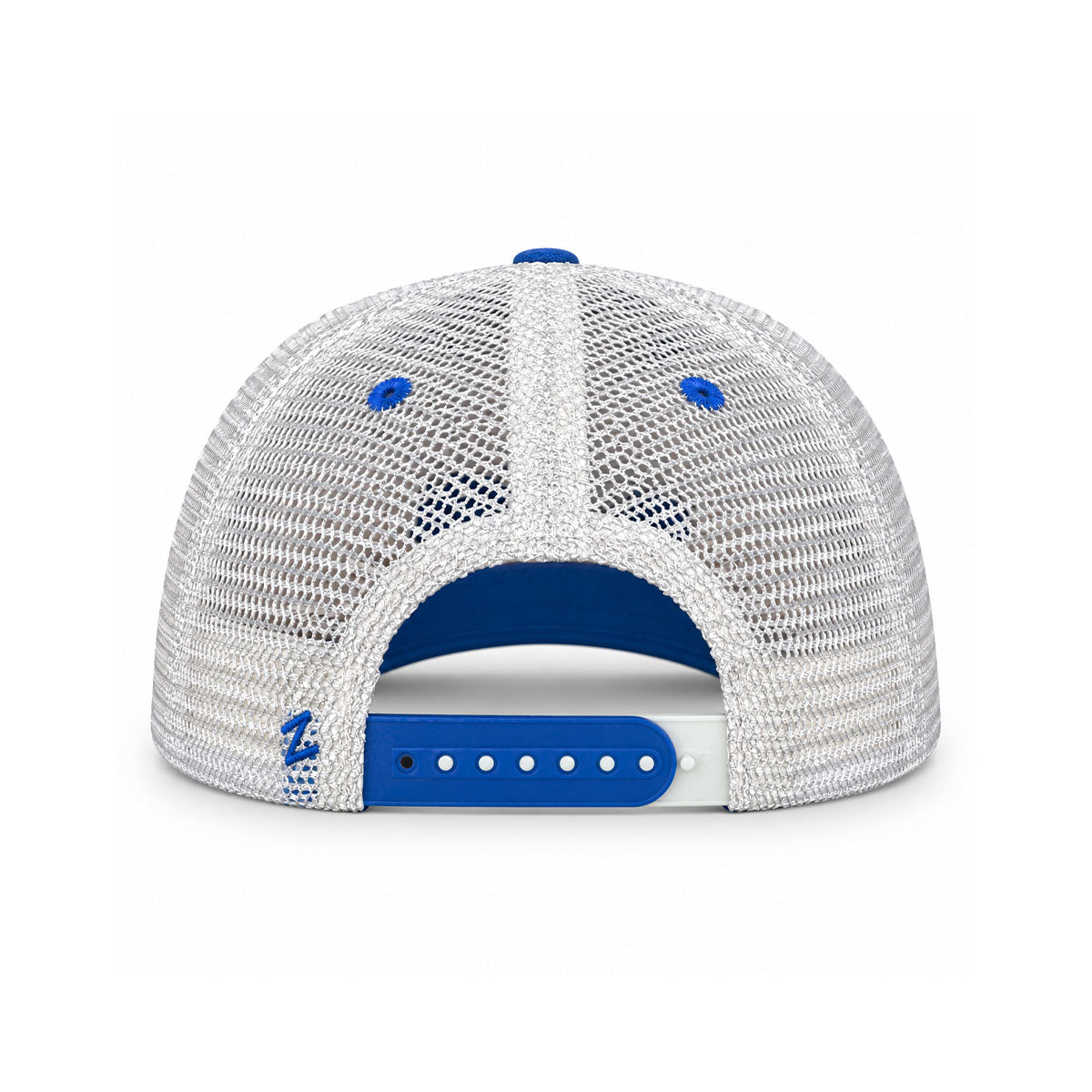 Pitt Panthers Zephyr Pittsburgh Circle Logo Royal Blue Trucker Snapback Hat