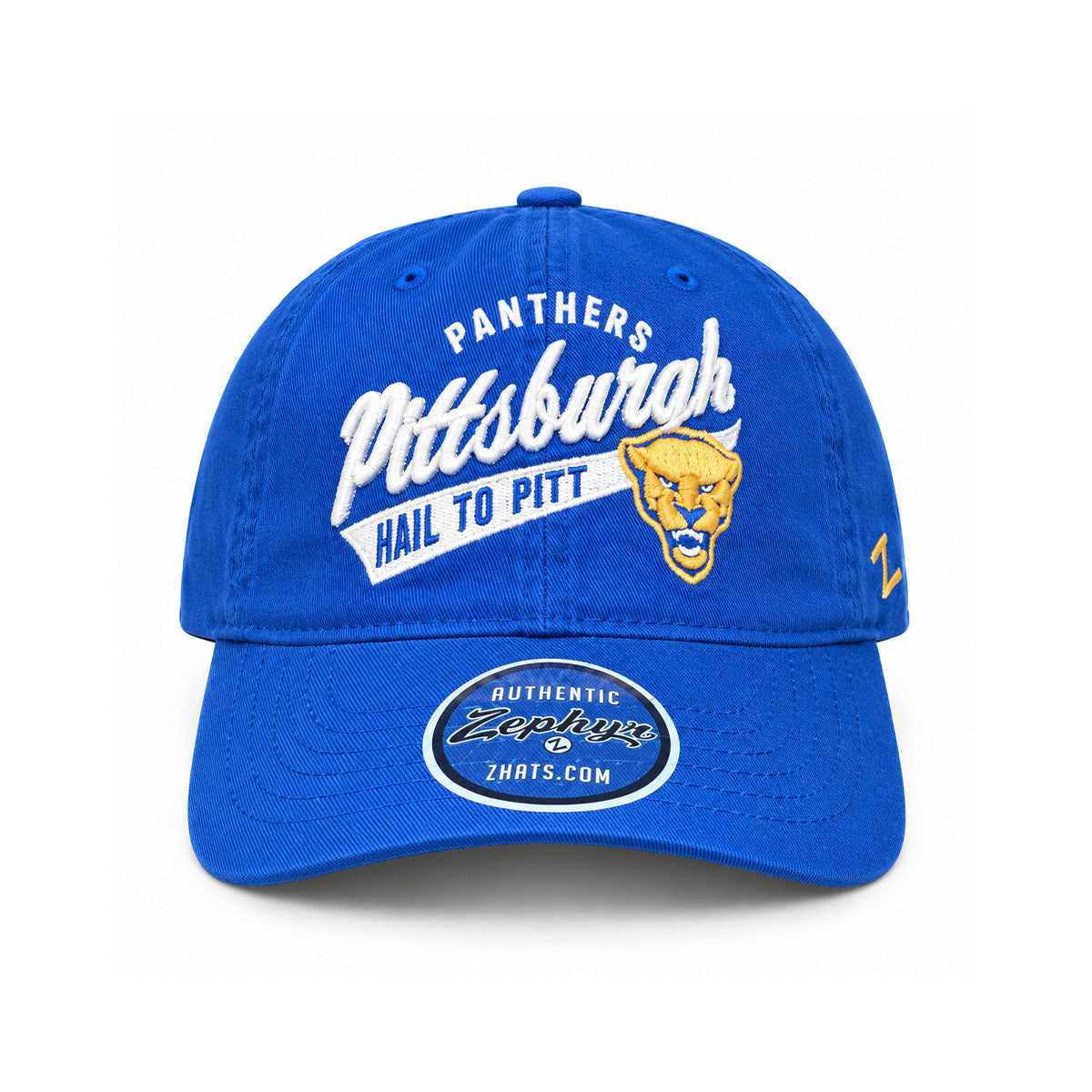 Pitt Panthers Zephyr Hail to Pitt Royal Blue Adjustable Hat