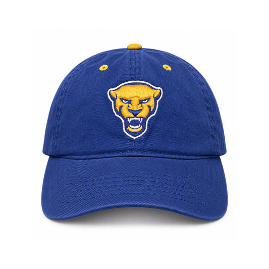 Pitt Panthers Zephyr Panther Head Royal Blue Adjustable Hat
