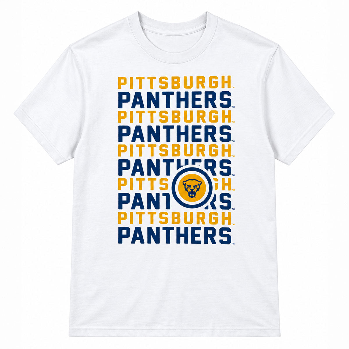 Pittsburgh Panthers Repeat Logo Tee
