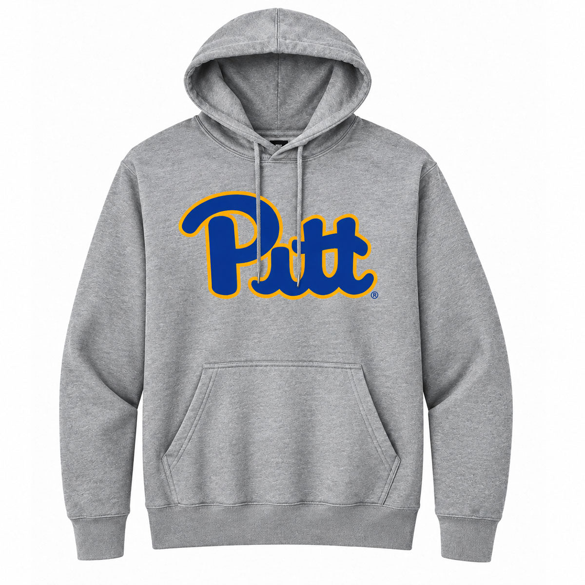 Pitt Script Soft-Style Sport Grey Hoodie