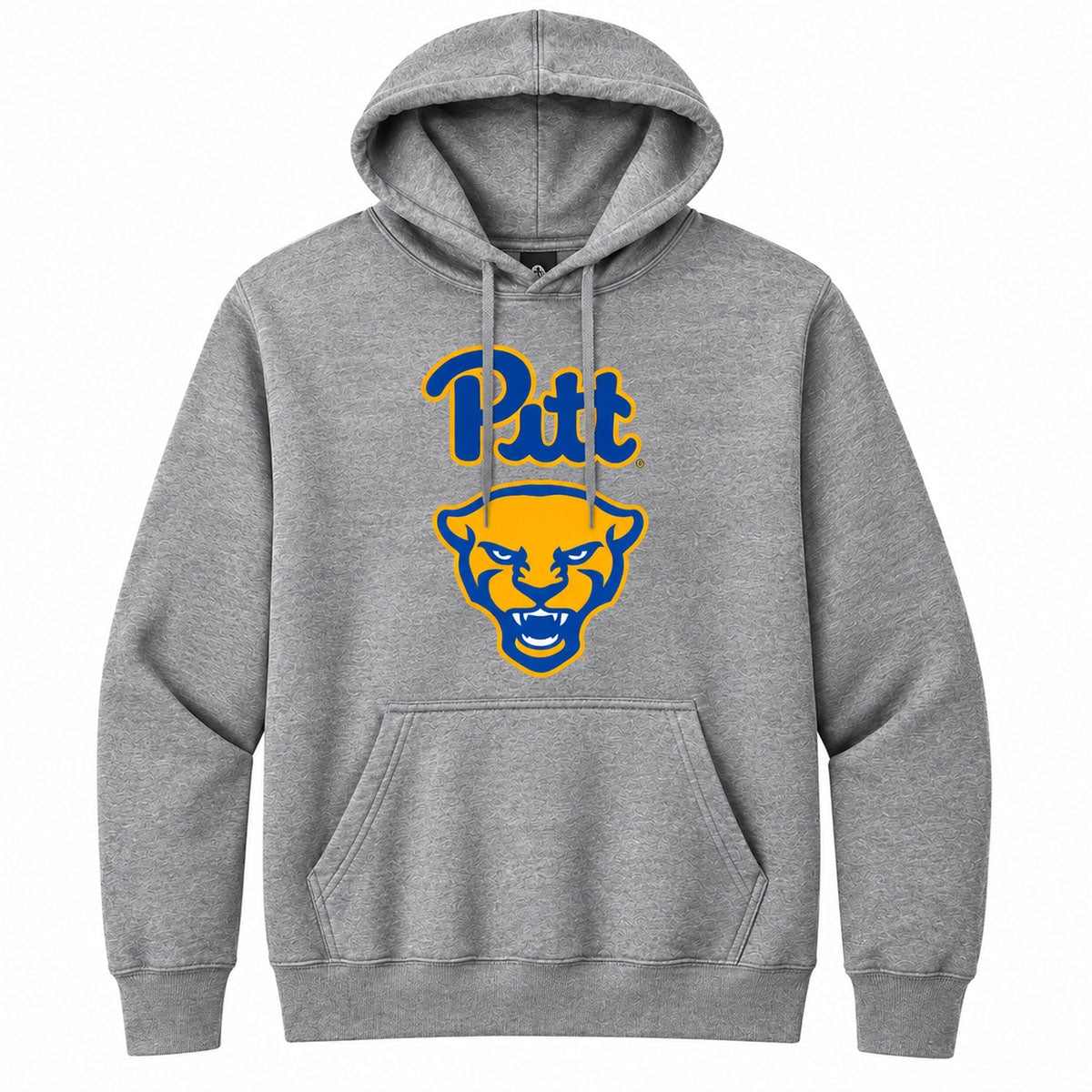 Pitt Panthers Script & Panther Head Sport Grey Hoodie