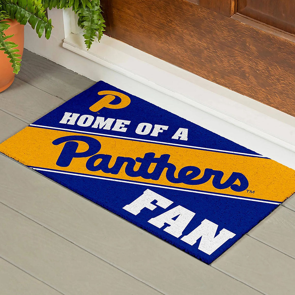 University of Pittsburgh Home of a Fan Door Mat