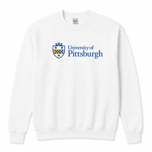 University of Pittsburgh Soft-Style White Crew Neck
