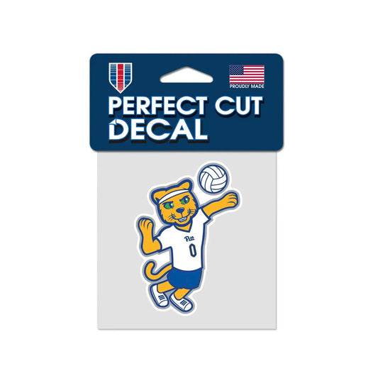 Pittsburgh Panthers Volleyball 4" Decal