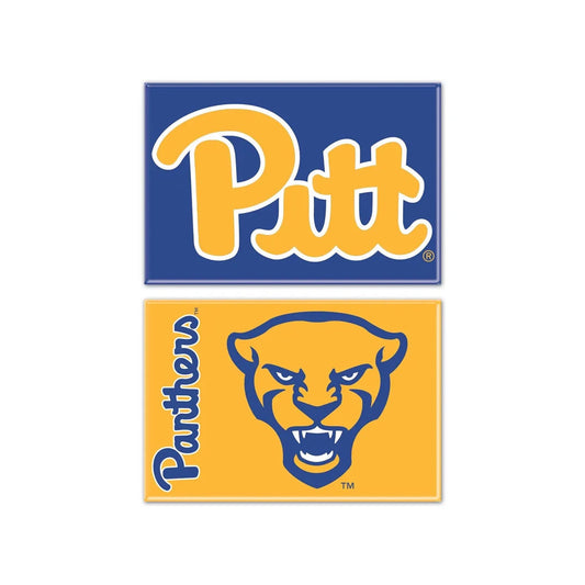 Pittsburgh Panthers Rectangle 2" x 3" Magnet 2-Pack