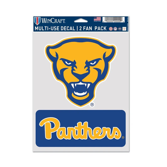 Pittsburgh Panthers Multi Use Decal 2-Pack