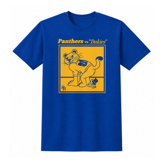 Pitt vs. Duquesne “Dukies” Football Tee