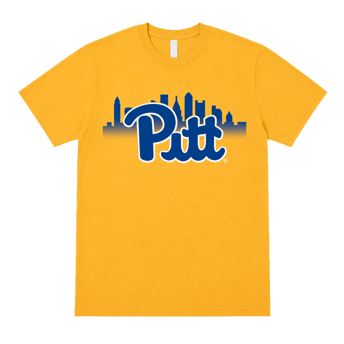 Pitt Skyline Gold Tee