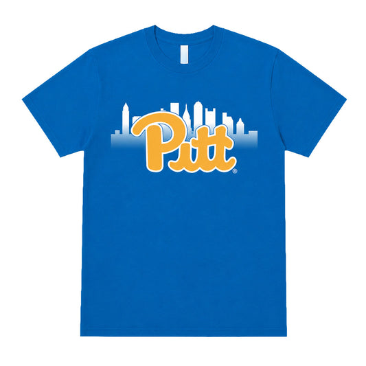 Pitt Skyline Blue Tee