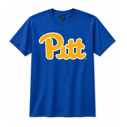Pitt Script Royal Blue Soft-Style Tee