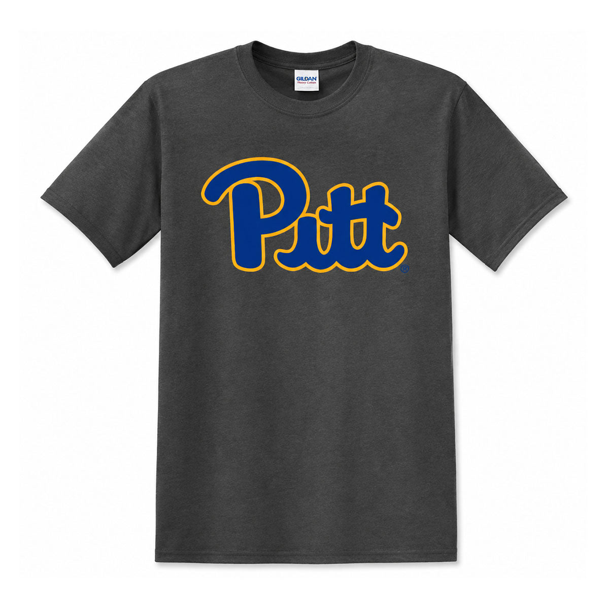 Pitt Script Charcoal Grey Soft-Style Tee