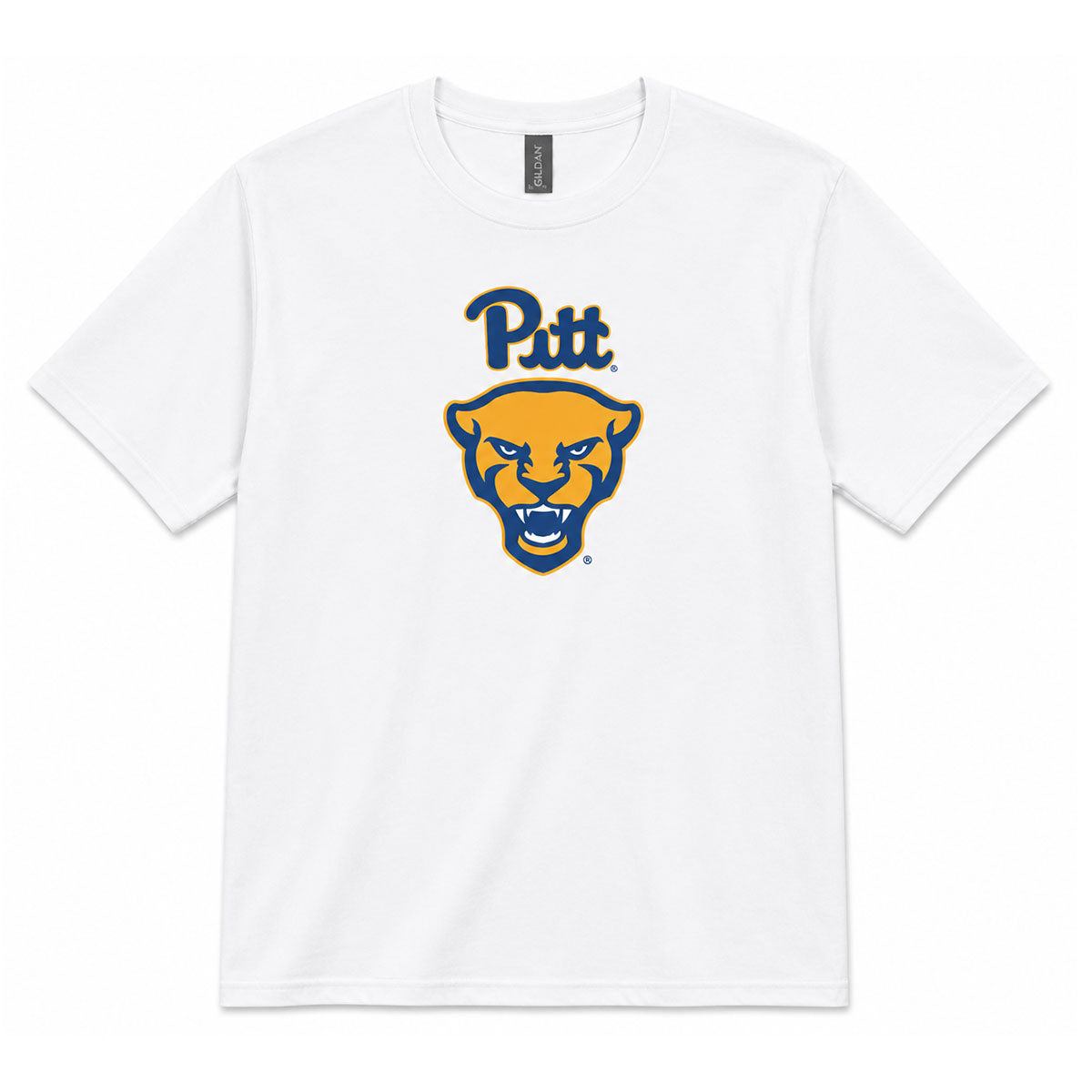 Panther Head White Soft-Style T-Shirt