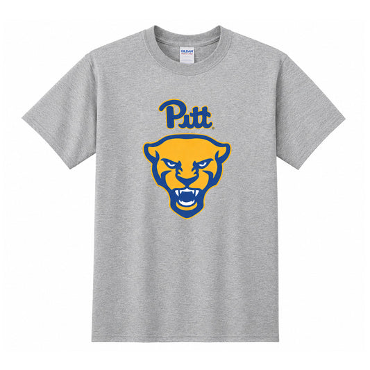 Panther Head Ash Grey Soft-Style Tee