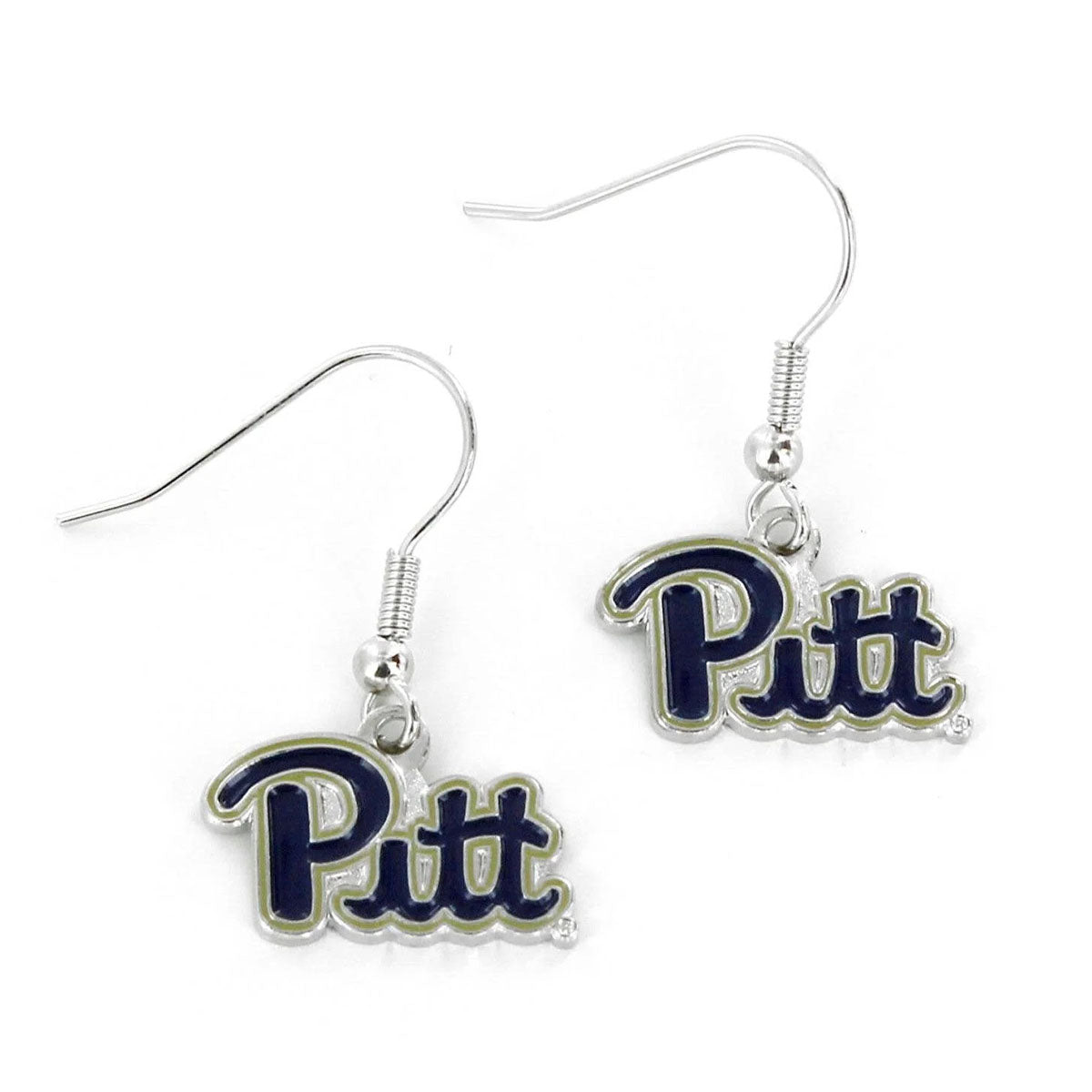 Pittsburgh Panthers Logo Dangle Earrings