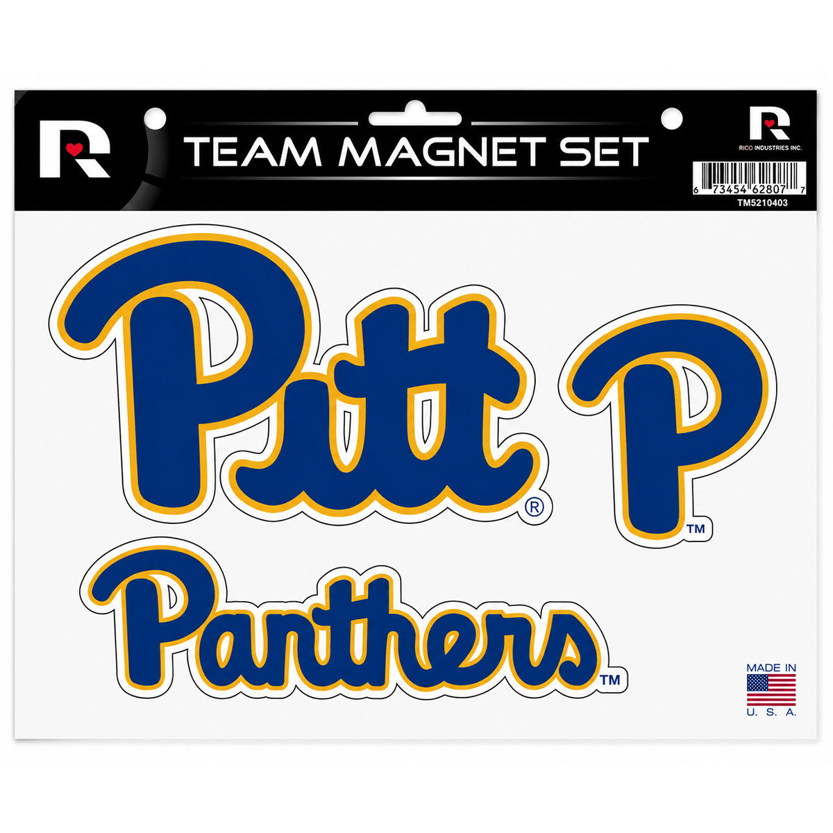 Pitt Panthers Team Magnet Set
