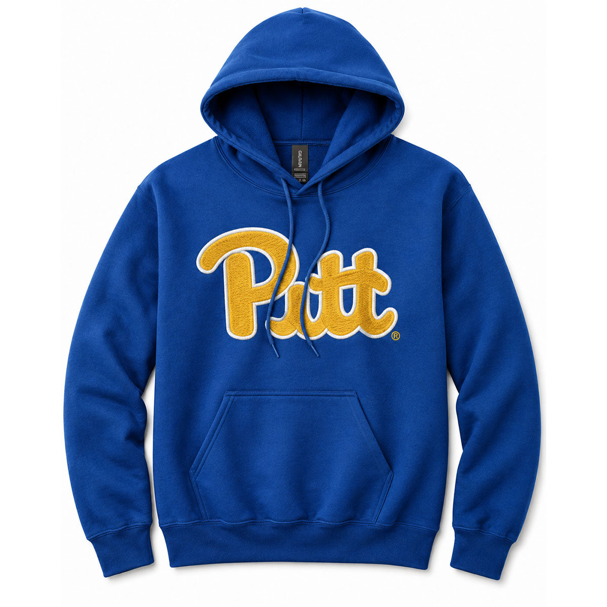 Embroidered Pitt Script Royal Blue Hoodie