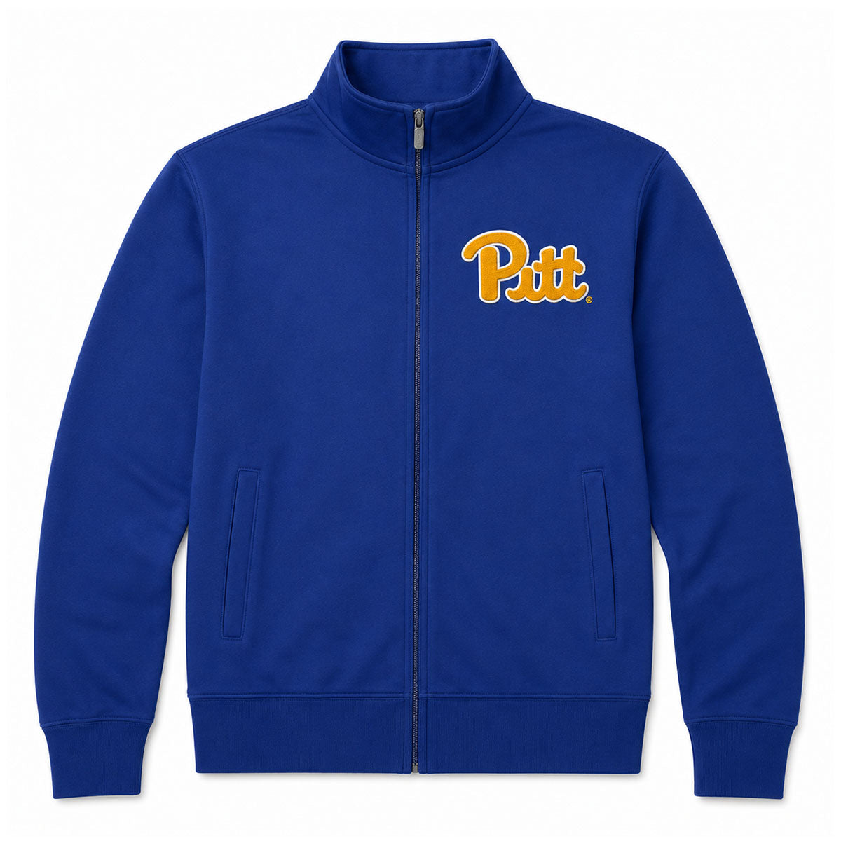 Embroidered Sport-Wick Fleece Full-Zip Royal Blue Jacket