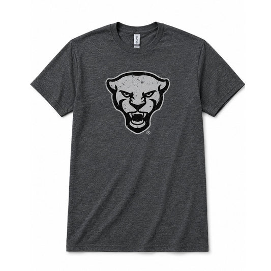 Distressed Panther Head Soft-Style Tee