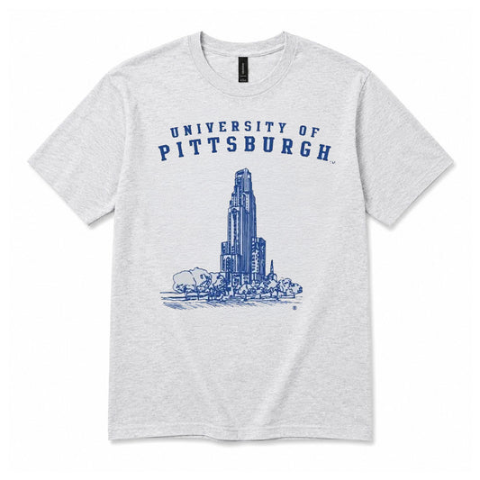 Cathedral of Learning Ash Gray Tee
