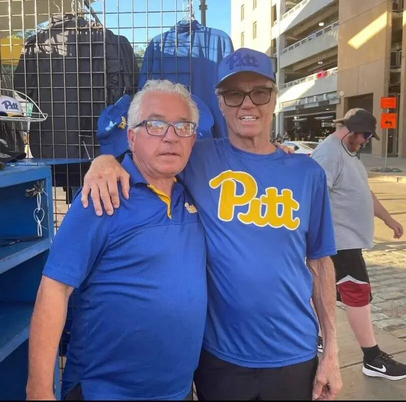Chas Bonasorte with a Pitt fan