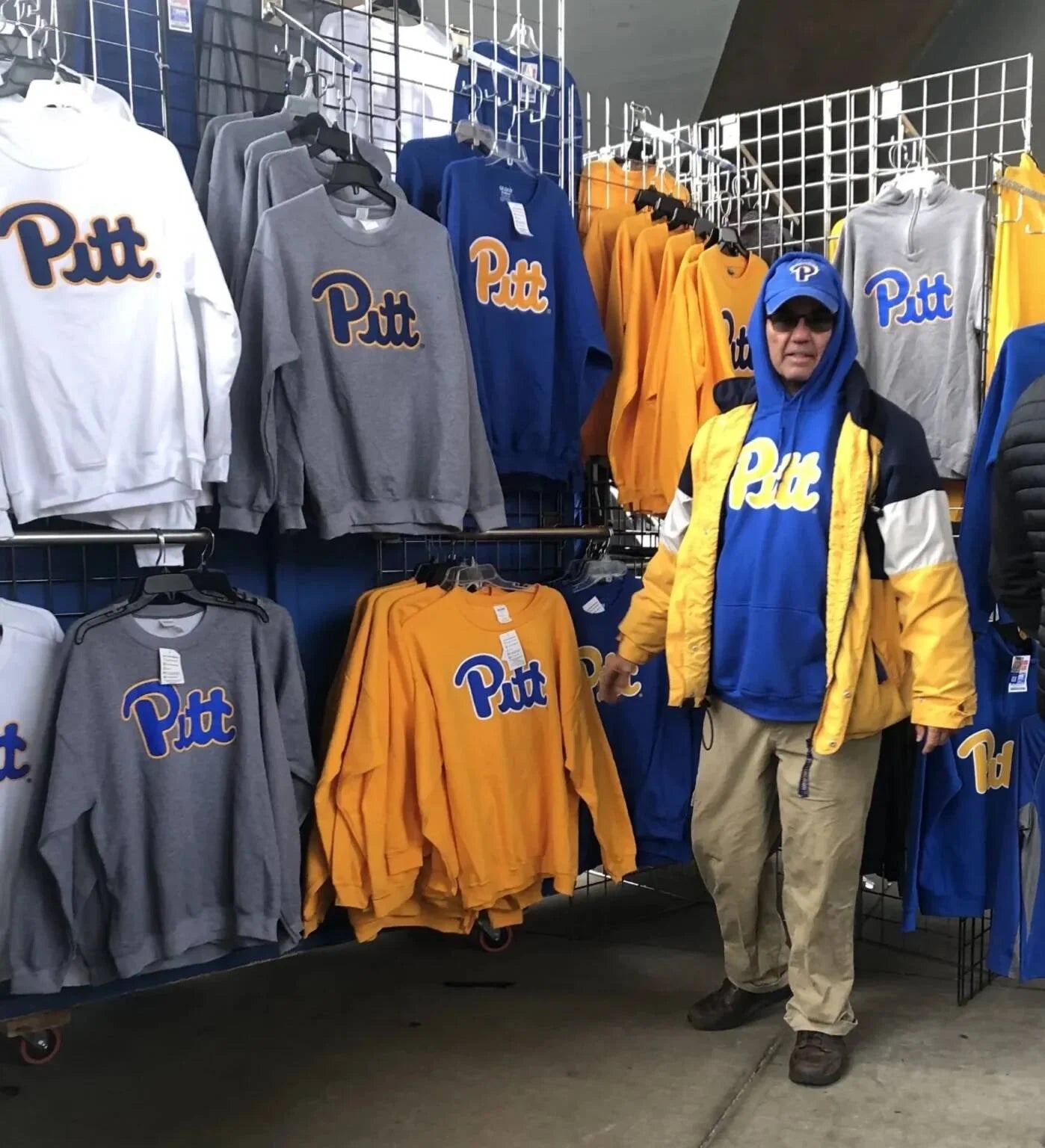 The Pittsburgh Stop apparel display