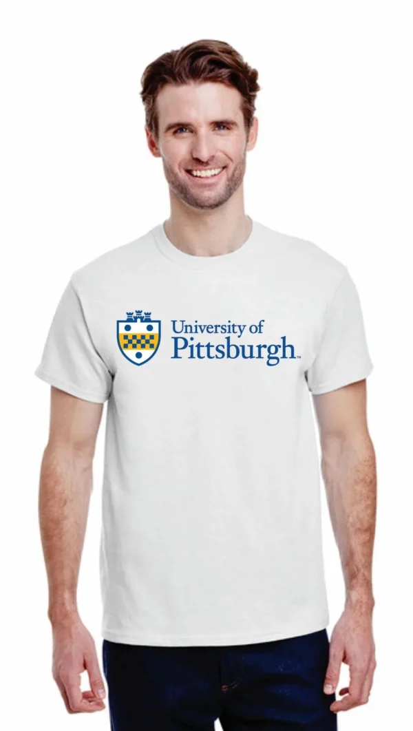 NCAA University of Pittsburgh Soft-Style T-Shirt White